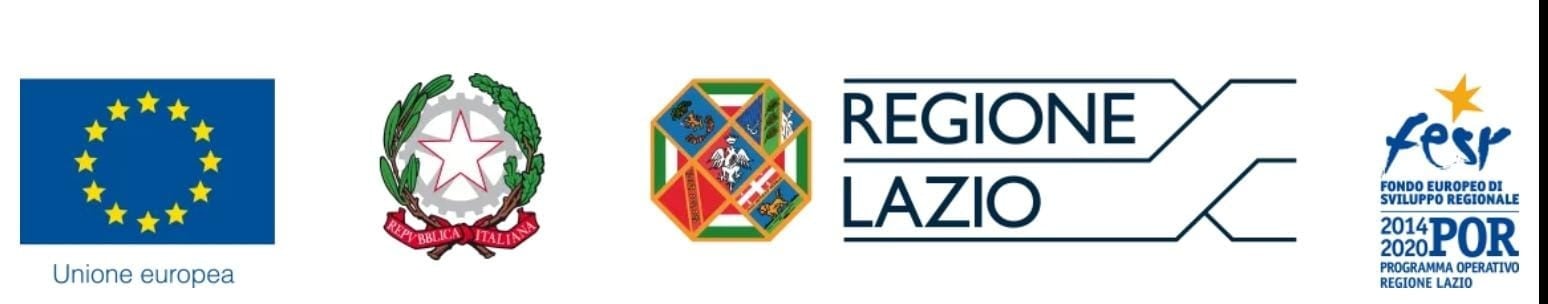 Unione Europea - Repubblica Italiana - Regione Lazio - POR FESR